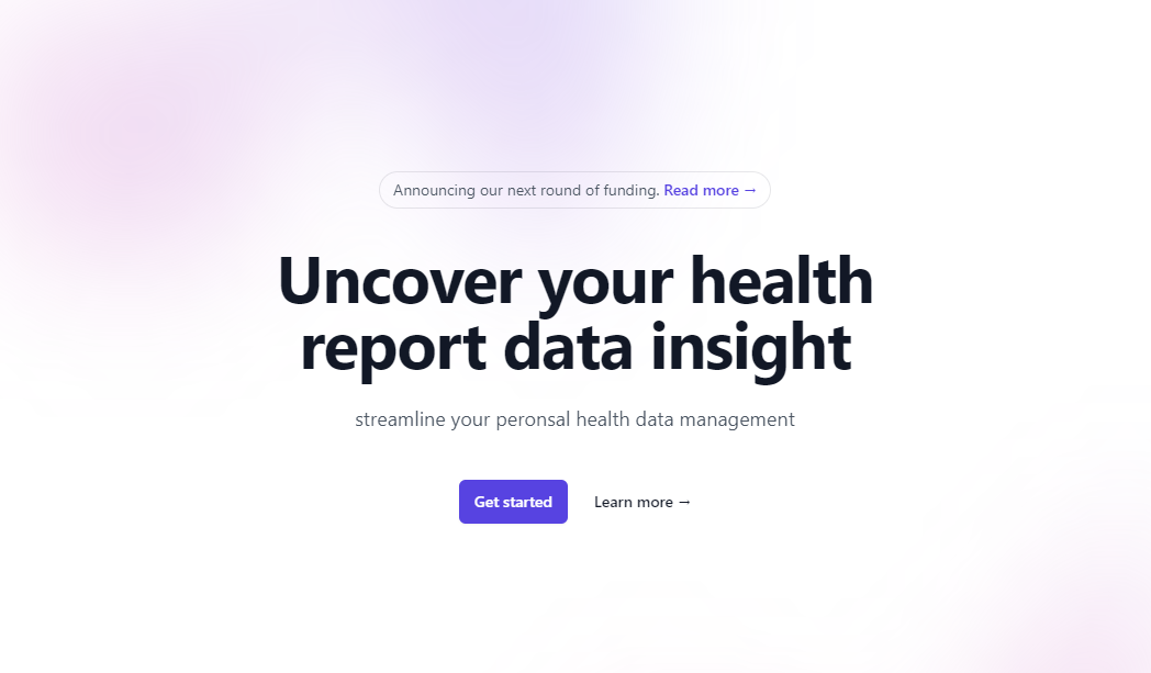 MedDoc Parser webapp screenshot